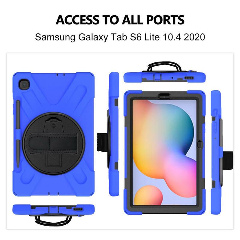 Coque Samsung Galaxy Tab S6 Lite Utra Résistante avec sangle Coque Samsung Galaxy Tab S6 Lite Utra Résistante avec sangle