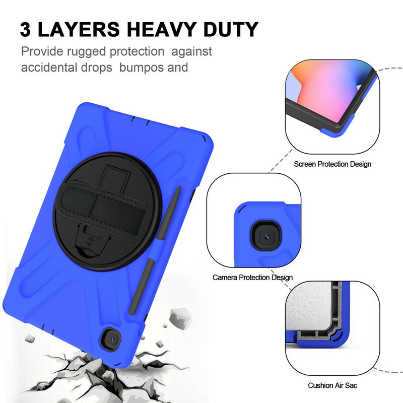 Coque Samsung Galaxy Tab S6 Lite Utra Résistante avec sangle Coque Samsung Galaxy Tab S6 Lite Utra Résistante avec sangle