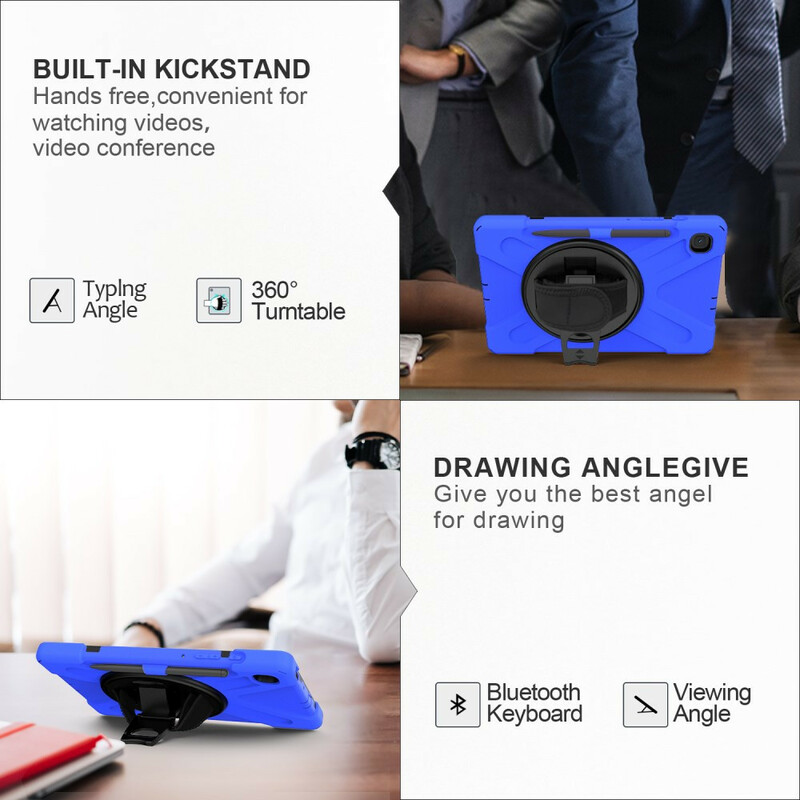 Coque Samsung Galaxy Tab S6 Lite Utra Résistante avec sangle Coque Samsung Galaxy Tab S6 Lite Utra Résistante avec sangle