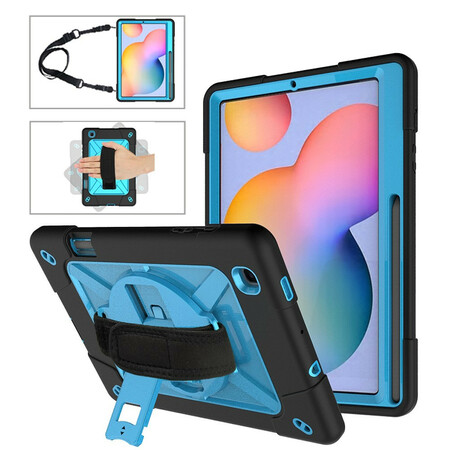Coque Samsung Galaxy Tab S6 Lite Sangle et Lanière