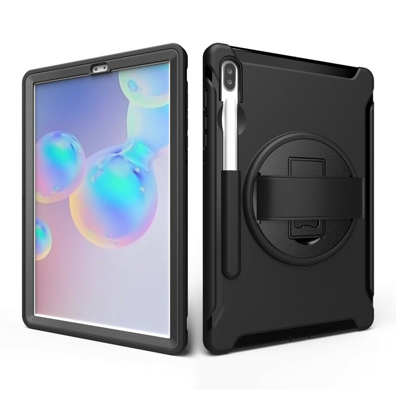 Coque Samsung Galaxy Tab S6 Triple Protection avec Sangle et Support Coque Samsung Galaxy Tab S6 Triple Protection avec Sangle et Support