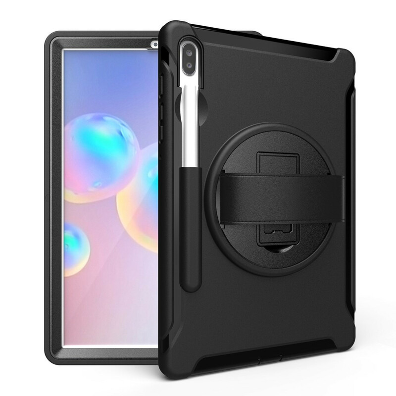 Coque Samsung Galaxy Tab S6 Triple Protection avec Sangle et Support Coque Samsung Galaxy Tab S6 Triple Protection avec Sangle et Support