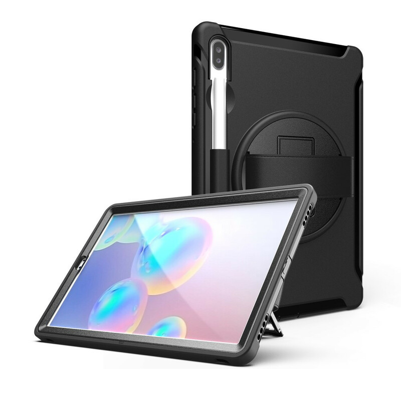 Coque Samsung Galaxy Tab S6 Triple Protection avec Sangle et Support Coque Samsung Galaxy Tab S6 Triple Protection avec Sangle et Support