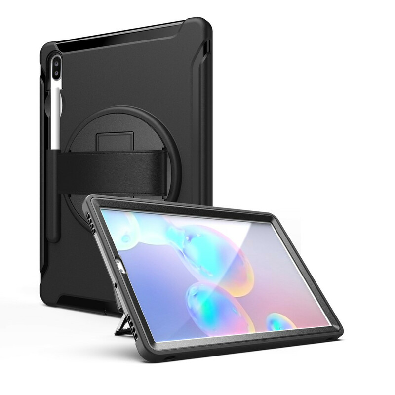 Coque Samsung Galaxy Tab S6 Triple Protection avec Sangle et Support Coque Samsung Galaxy Tab S6 Triple Protection avec Sangle et Support