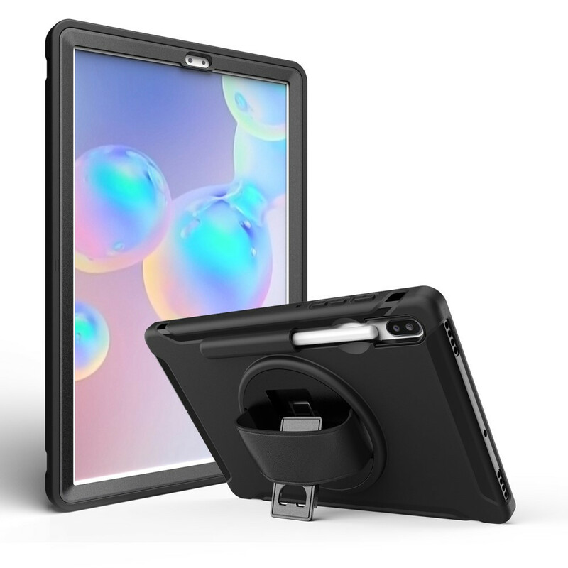 Coque Samsung Galaxy Tab S6 Triple Protection avec Sangle et Support Coque Samsung Galaxy Tab S6 Triple Protection avec Sangle et Support