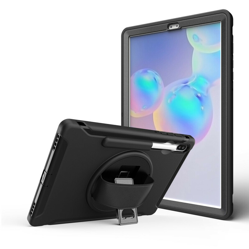 Coque Samsung Galaxy Tab S6 Triple Protection avec Sangle et Support Coque Samsung Galaxy Tab S6 Triple Protection avec Sangle et Support