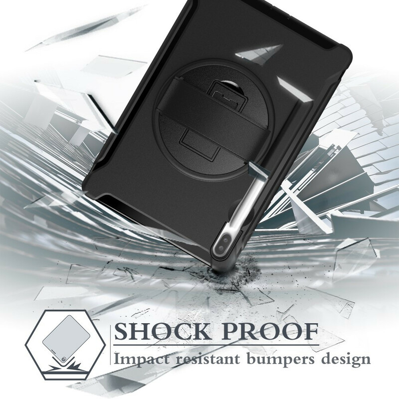Coque Samsung Galaxy Tab S6 Triple Protection avec Sangle et Support Coque Samsung Galaxy Tab S6 Triple Protection avec Sangle et Support
