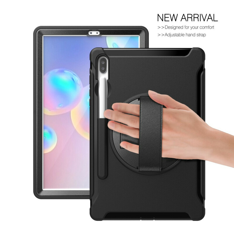 Coque Samsung Galaxy Tab S6 Triple Protection avec Sangle et Support Coque Samsung Galaxy Tab S6 Triple Protection avec Sangle et Support
