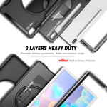 Coque Samsung Galaxy Tab S6 Triple Protection avec Sangle et Support Coque Samsung Galaxy Tab S6 Triple Protection avec Sangle et Support