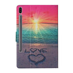 Housse Samsung Galaxy Tab S6 Sunset Love