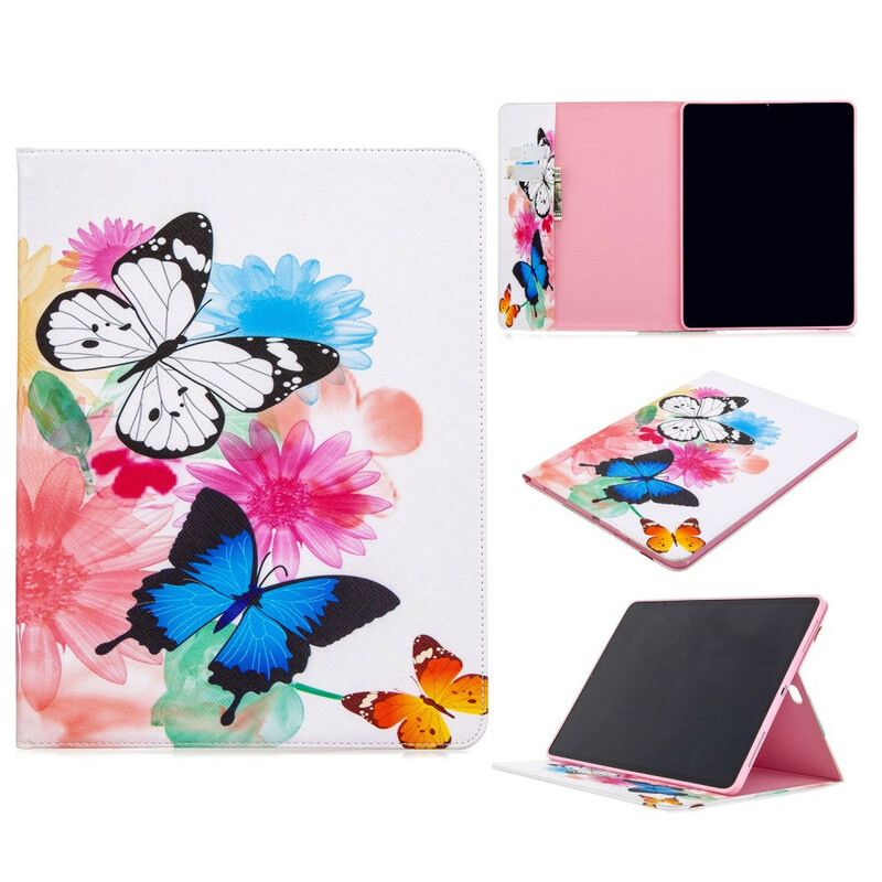 Housse iPad Pro 12.9" (2020) Motif Imprimé Papillons Housse iPad Pro 12.9" (2020) Motif Imprimé Papillons