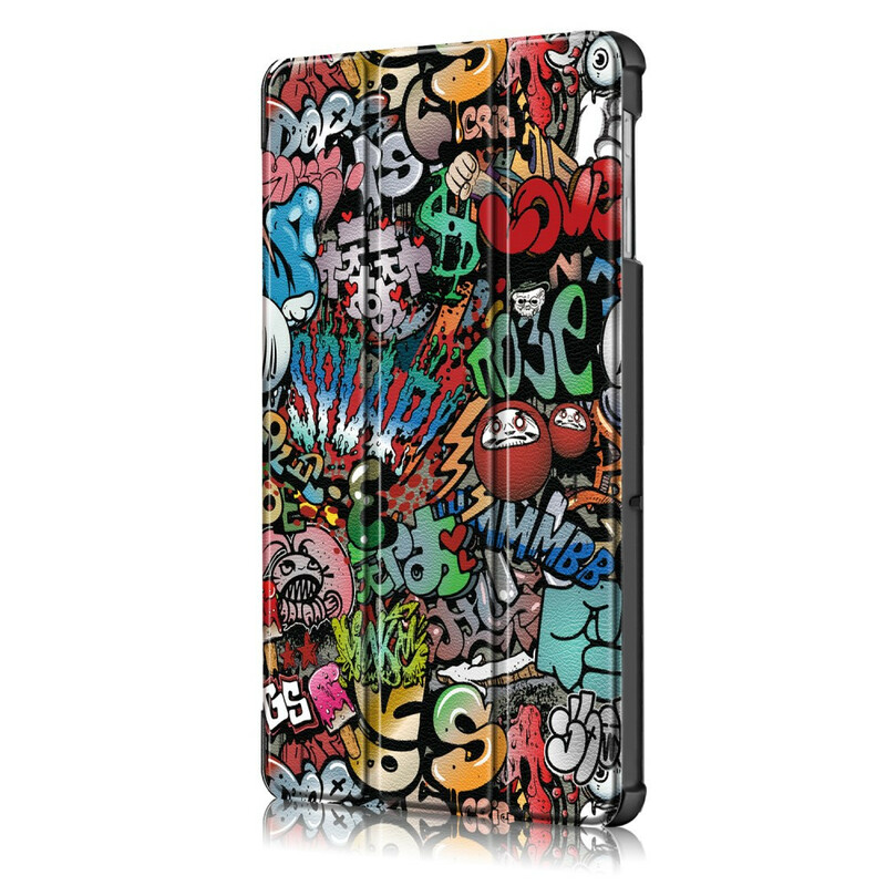 Smart Case Samsung Galaxy Tab S5e Renforcée Graffitis