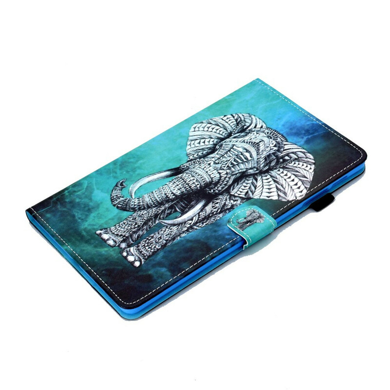 Housse Samsung Galaxy Tab S5e Éléphant Tribal