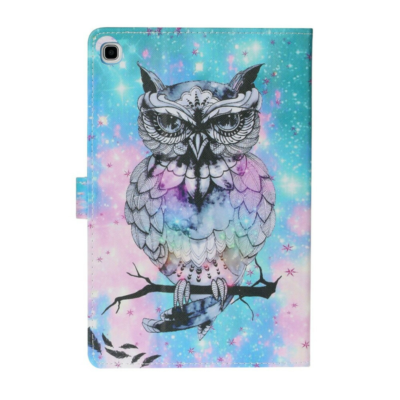 Housse Samsung Galaxy Tab S5e Hibou Royal