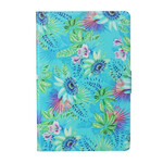 Housse Samsung Galaxy Tab S5e Fleurs et Feuilles Housse Samsung Galaxy Tab S5e Fleurs et Feuilles
