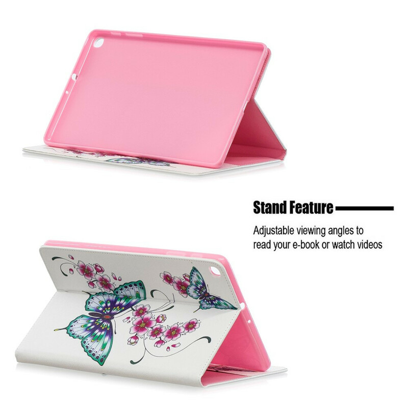 Étui Samsung Galaxy Tab A 10.1 (2019) Série Papillons Étui Samsung Galaxy Tab A 10.1 (2019) Série Papillons