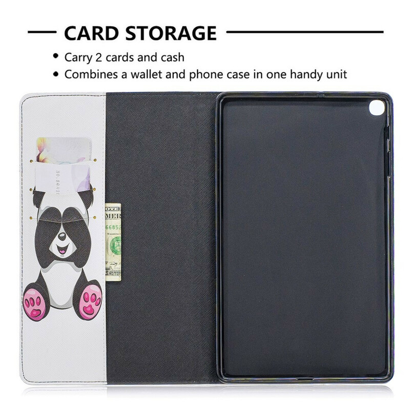 Étui Samsung Galaxy Tab A 10.1 (2019) Panda Fun Étui Samsung Galaxy Tab A 10.1 (2019) Panda Fun