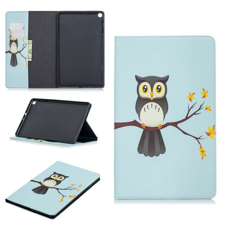 Étui Samsung Galaxy Tab A 10.1 (2019) Hibou sur sa Branche Étui Samsung Galaxy Tab A 10.1 (2019) Hibou sur sa Branche