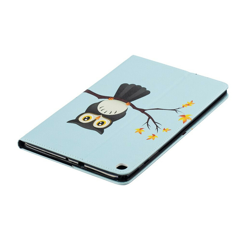 Étui Samsung Galaxy Tab A 10.1 (2019) Hibou sur sa Branche Étui Samsung Galaxy Tab A 10.1 (2019) Hibou sur sa Branche