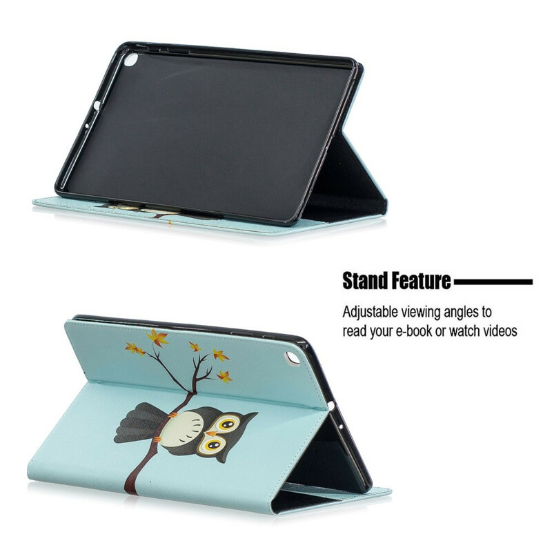 Étui Samsung Galaxy Tab A 10.1 (2019) Hibou sur sa Branche Étui Samsung Galaxy Tab A 10.1 (2019) Hibou sur sa Branche