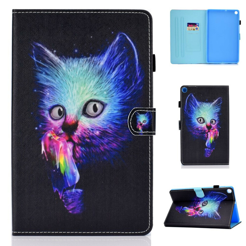 Housse Samsung Galaxy Tab A 10.1 (2019) Psycho Cat