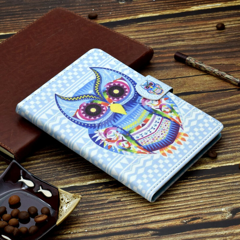 Housse Samsung Galaxy Tab A 10.1 (2019) Hibou Tribal Housse Samsung Galaxy Tab A 10.1 (2019) Hibou Tribal