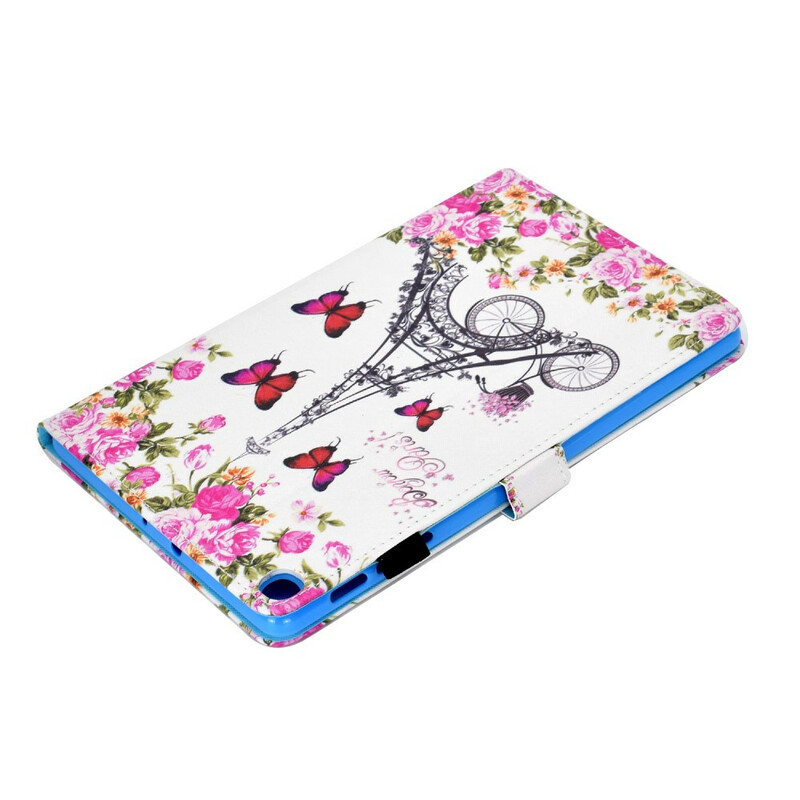 Housse Samsung Galaxy Tab A 10.1 (2019) Tour Eiffel Vélo Housse Samsung Galaxy Tab A 10.1 (2019) Tour Eiffel Vélo