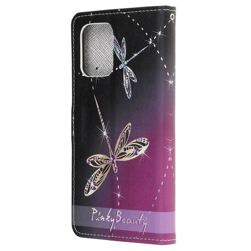 Housse Samsung Galaxy S10 Lite Libellules à Lanière Housse Samsung Galaxy S10 Lite Libellules à Lanière