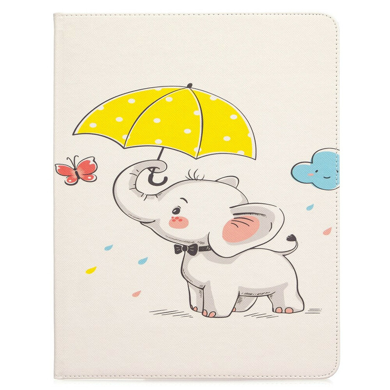 Housse iPad Pro 12.9" (2020) Motif Imprimé Éléphanteau Housse iPad Pro 12.9" (2020) Motif Imprimé Éléphanteau