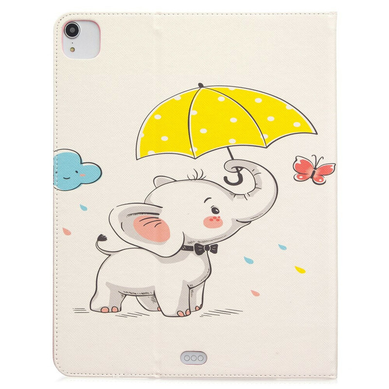 Housse iPad Pro 12.9" (2020) Motif Imprimé Éléphanteau Housse iPad Pro 12.9" (2020) Motif Imprimé Éléphanteau