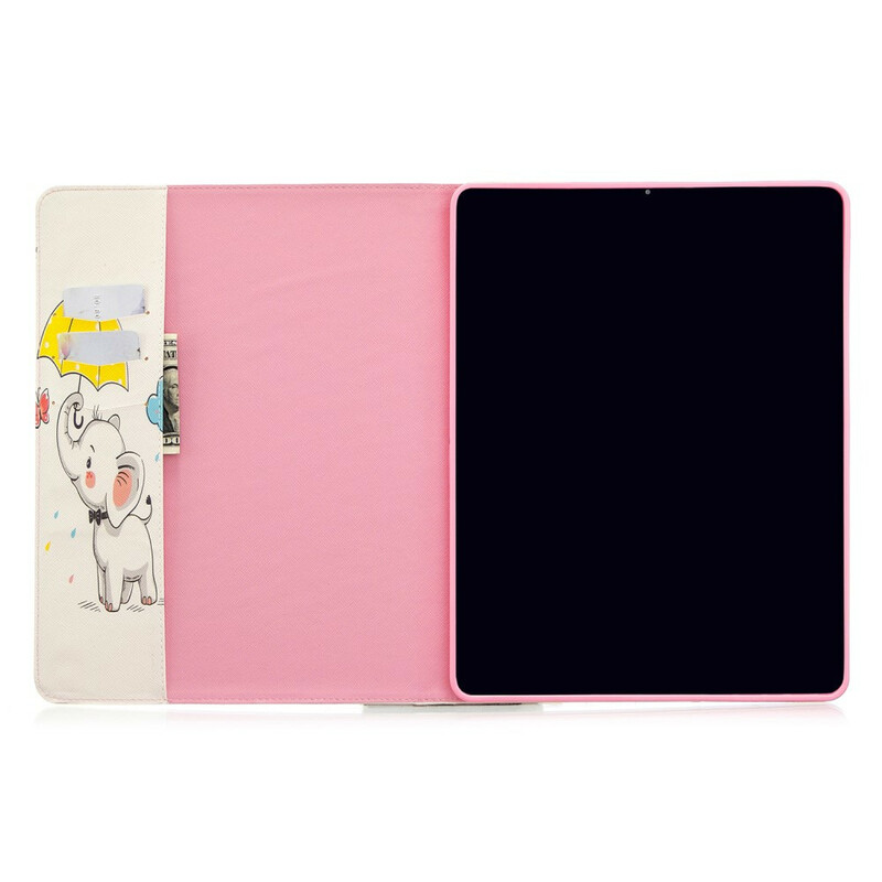 Housse iPad Pro 12.9" (2020) Motif Imprimé Éléphanteau Housse iPad Pro 12.9" (2020) Motif Imprimé Éléphanteau