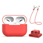 Coque AirPods Pro Silicone avec Cordon Écouteurs Coque AirPods Pro Silicone avec Cordon Écouteurs