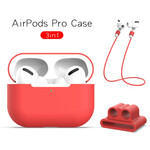 Coque AirPods Pro Silicone avec Cordon Écouteurs Coque AirPods Pro Silicone avec Cordon Écouteurs