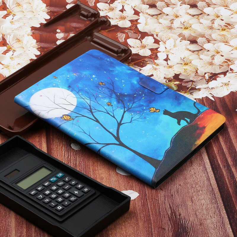 Housse Samsung Galaxy Tab A 10.1 (2019) Arbre à la Lune et au Soleil