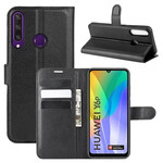 Housse Huawei Y6p Simili Cuir Litchi Classique Housse Huawei Y6p Simili Cuir Litchi Classique