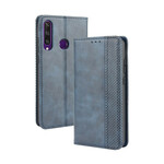 Flip Cover Huawei Y6p Effet Cuir Vintage Stylisé