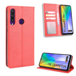 Flip Cover Huawei Y6p Effet Cuir Vintage Stylisé