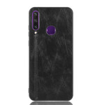 Coque Huawei Y6p Effet Cuir Couture Coque Huawei Y6p Effet Cuir Couture