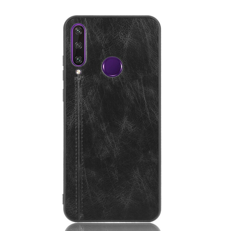 Coque Huawei Y6p Effet Cuir Couture Coque Huawei Y6p Effet Cuir Couture