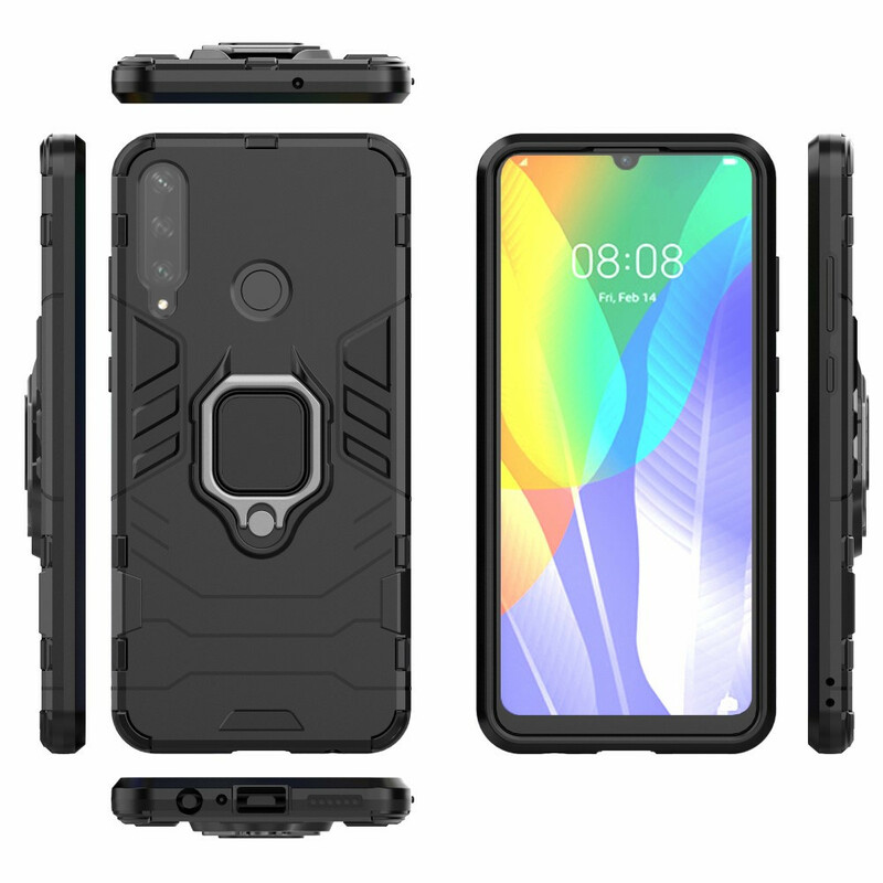 Coque Huawei Y6p Ring Résistante Coque Huawei Y6p Ring Résistante