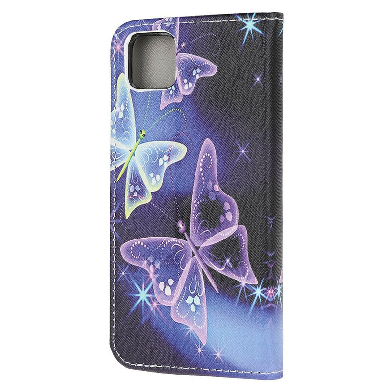 Housse Huawei Y5p Papillons et Fleurs 2