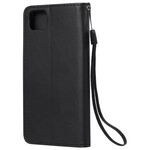 Housse Huawei Y5p Effet Cuir à Lanière Housse Huawei Y5p Effet Cuir à Lanière