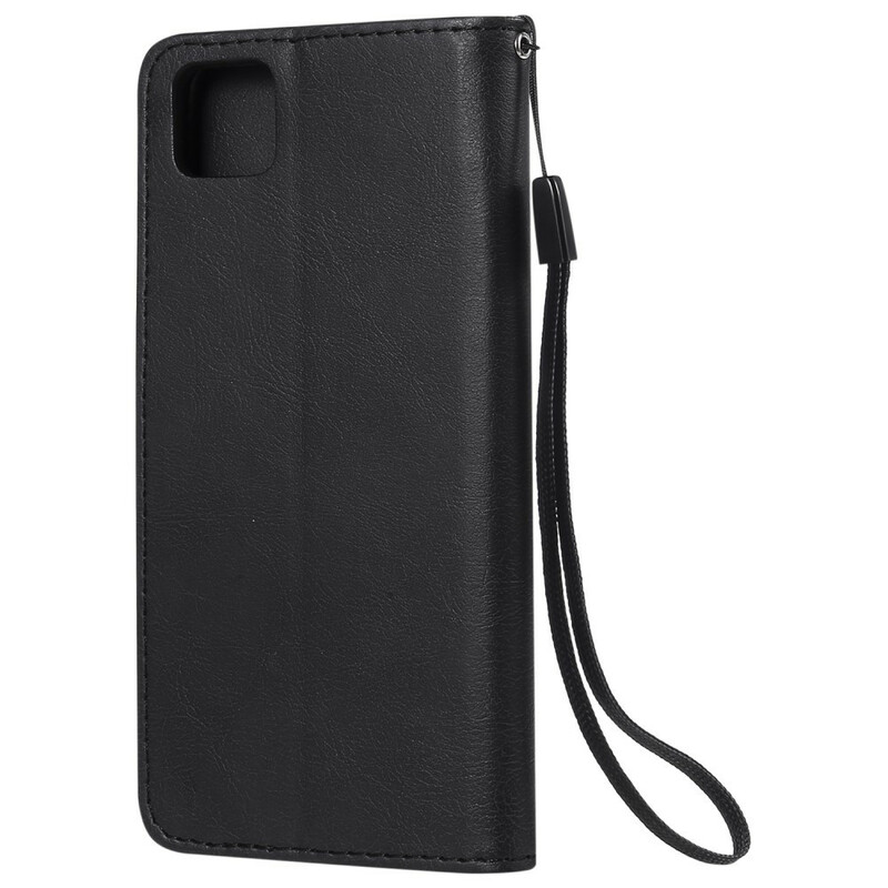 Housse Huawei Y5p Effet Cuir à Lanière Housse Huawei Y5p Effet Cuir à Lanière