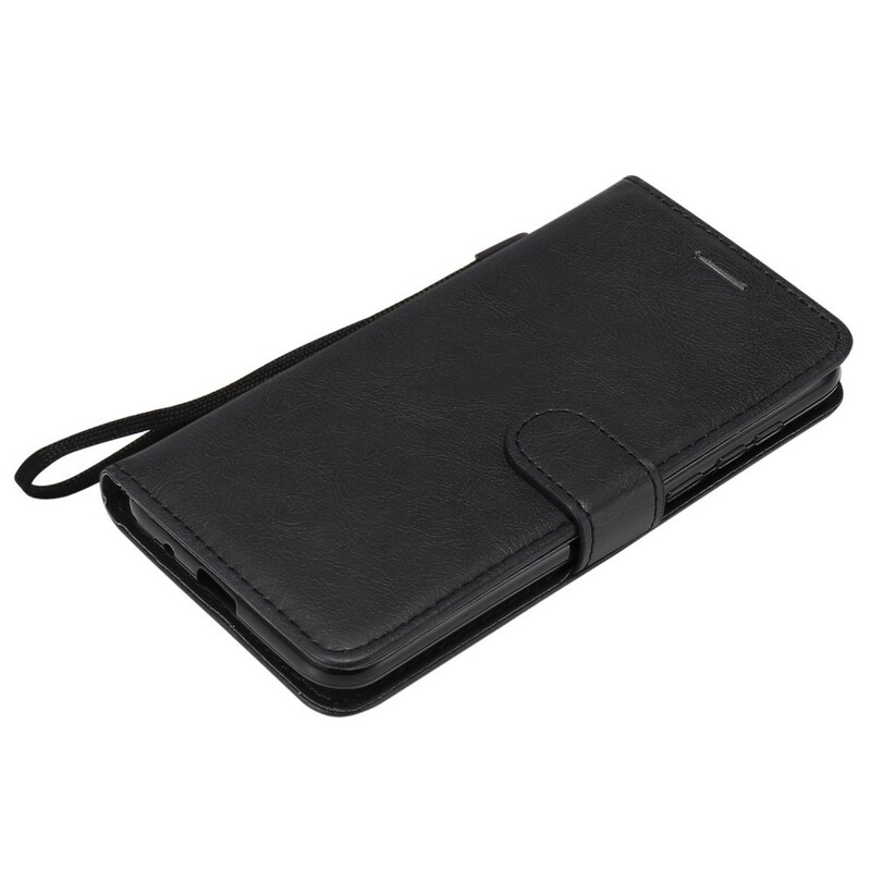 Housse Huawei Y5p Effet Cuir à Lanière Housse Huawei Y5p Effet Cuir à Lanière