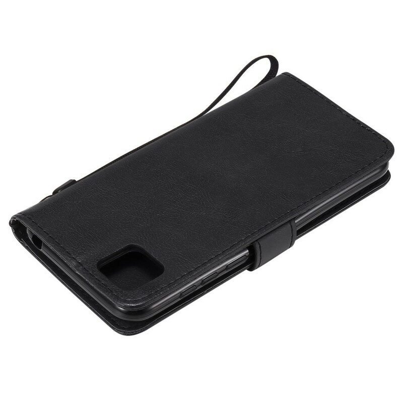 Housse Huawei Y5p Effet Cuir à Lanière Housse Huawei Y5p Effet Cuir à Lanière