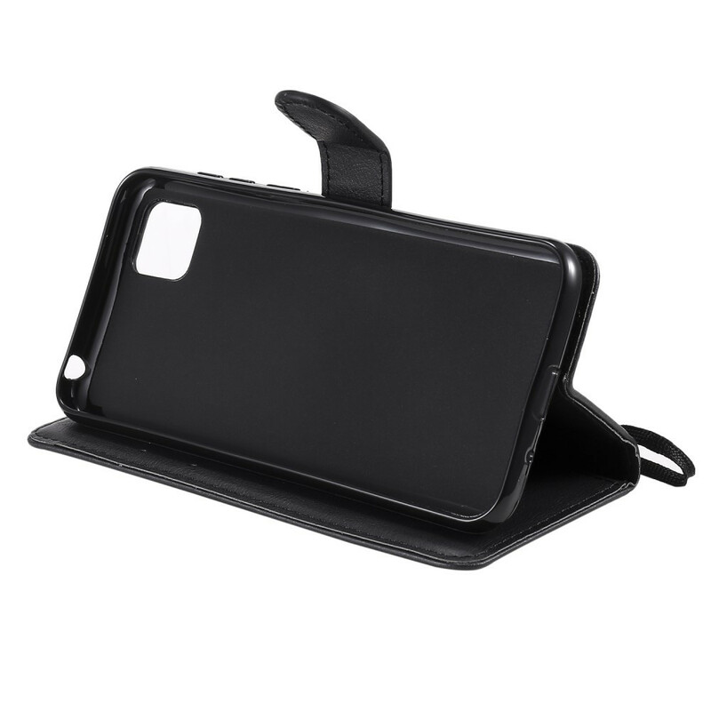 Housse Huawei Y5p Effet Cuir à Lanière Housse Huawei Y5p Effet Cuir à Lanière