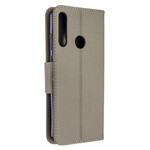 Housse Huawei Y6p Litchi Rabat Oblique Housse Huawei Y6p Litchi Rabat Oblique