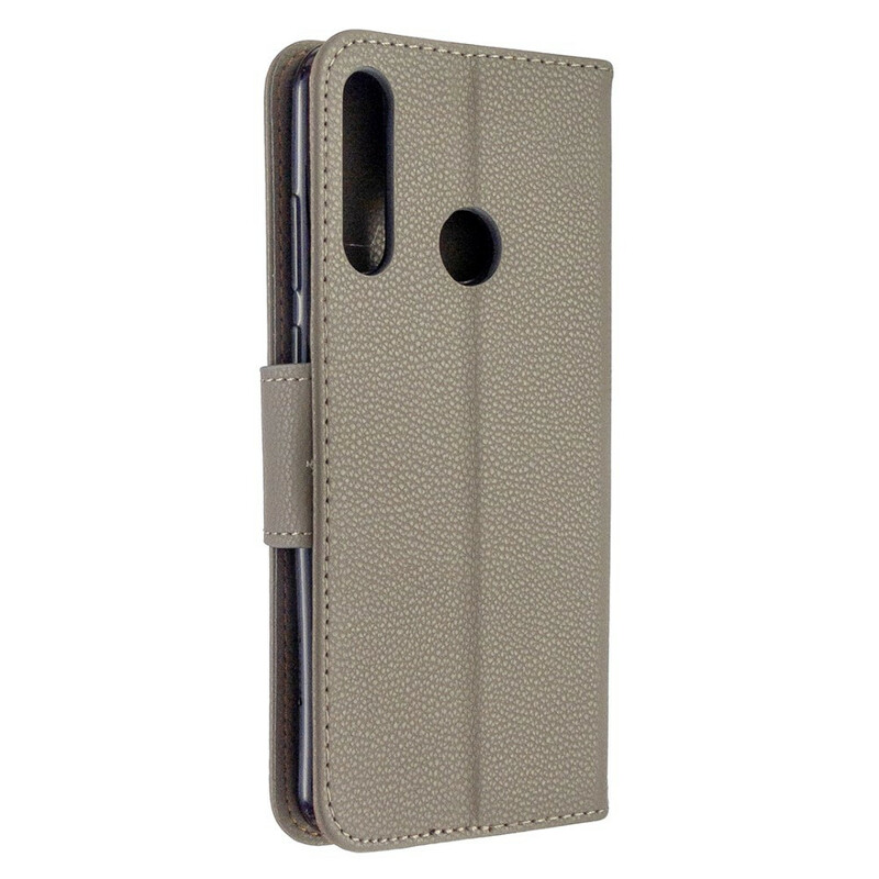 Housse Huawei Y6p Litchi Rabat Oblique Housse Huawei Y6p Litchi Rabat Oblique