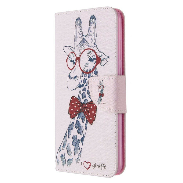 Housse Huawei Y6p Girafe Intello