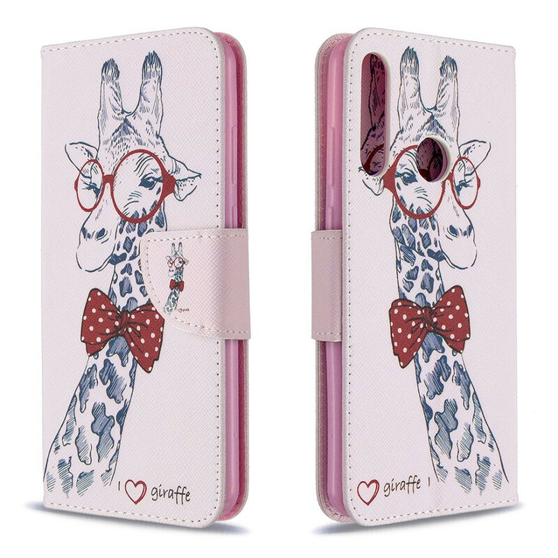 Housse Huawei Y6p Girafe Intello